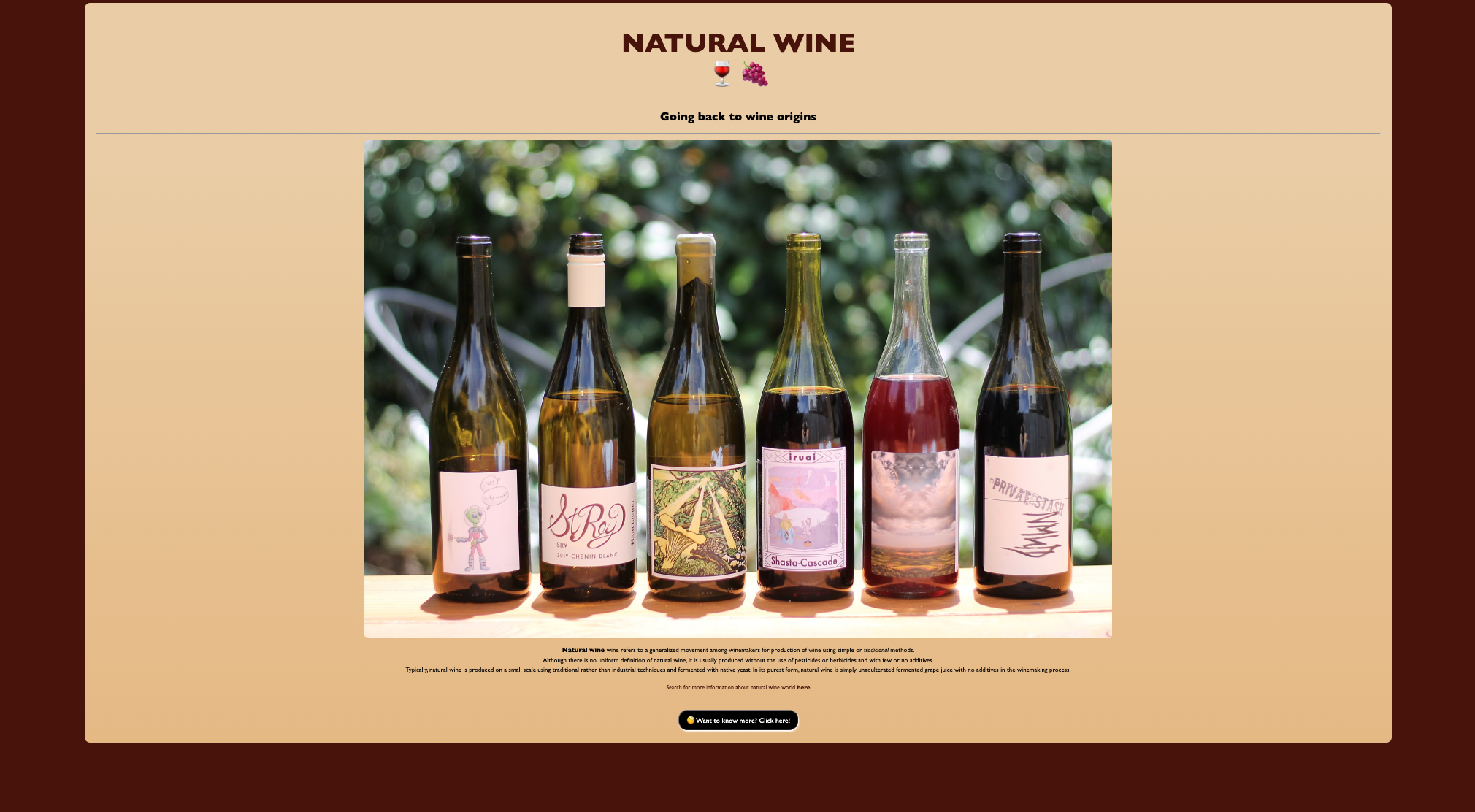 natural wine project